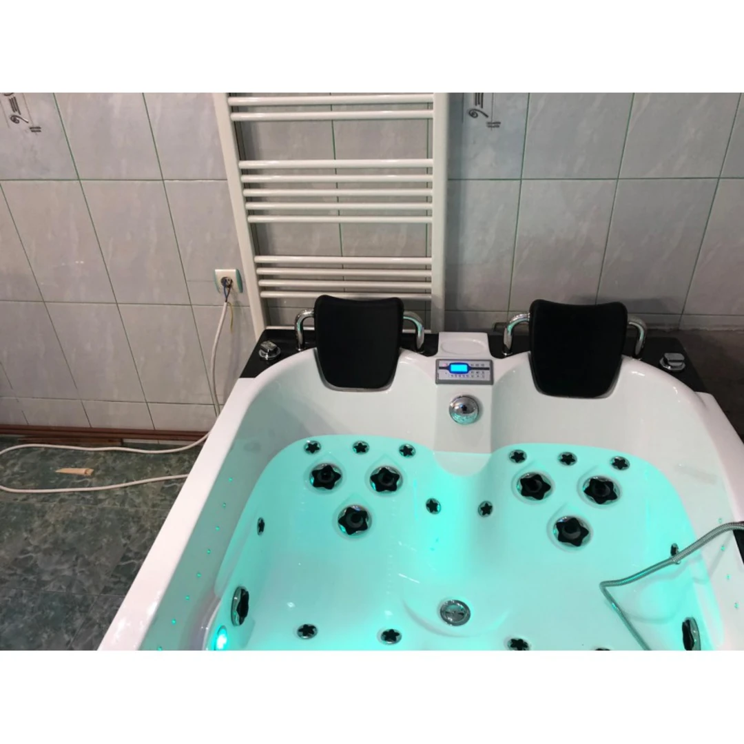 Cada cu hidromasaj dublă 2 persoane, SPA-062, stânga, pe colț [13]