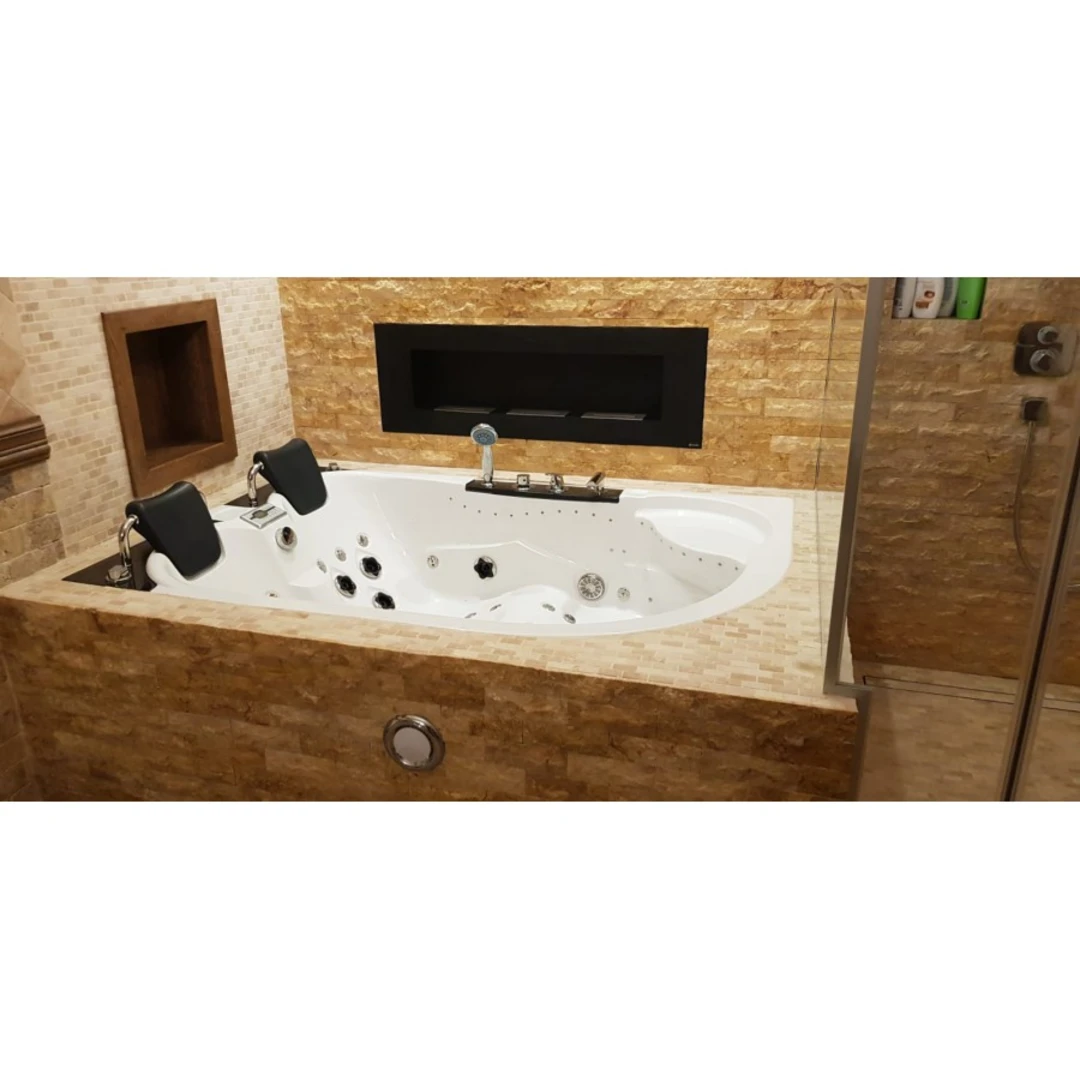 Cada cu hidromasaj dublă 2 persoane, SPA-062, stânga, pe colț [3]