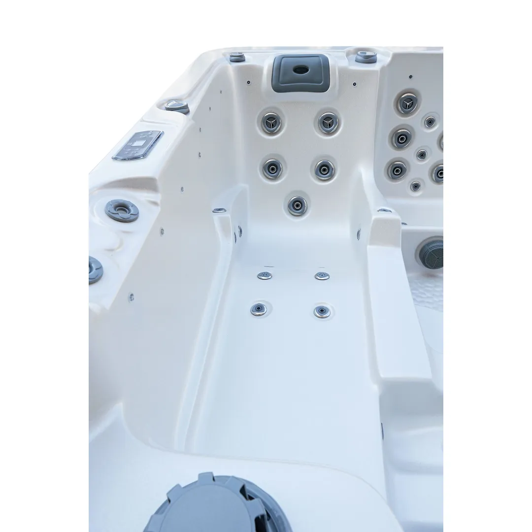 Jacuzzi exterior 313A Gecko, Alb Perlat, 5 persoane, acril antibacterian [12]