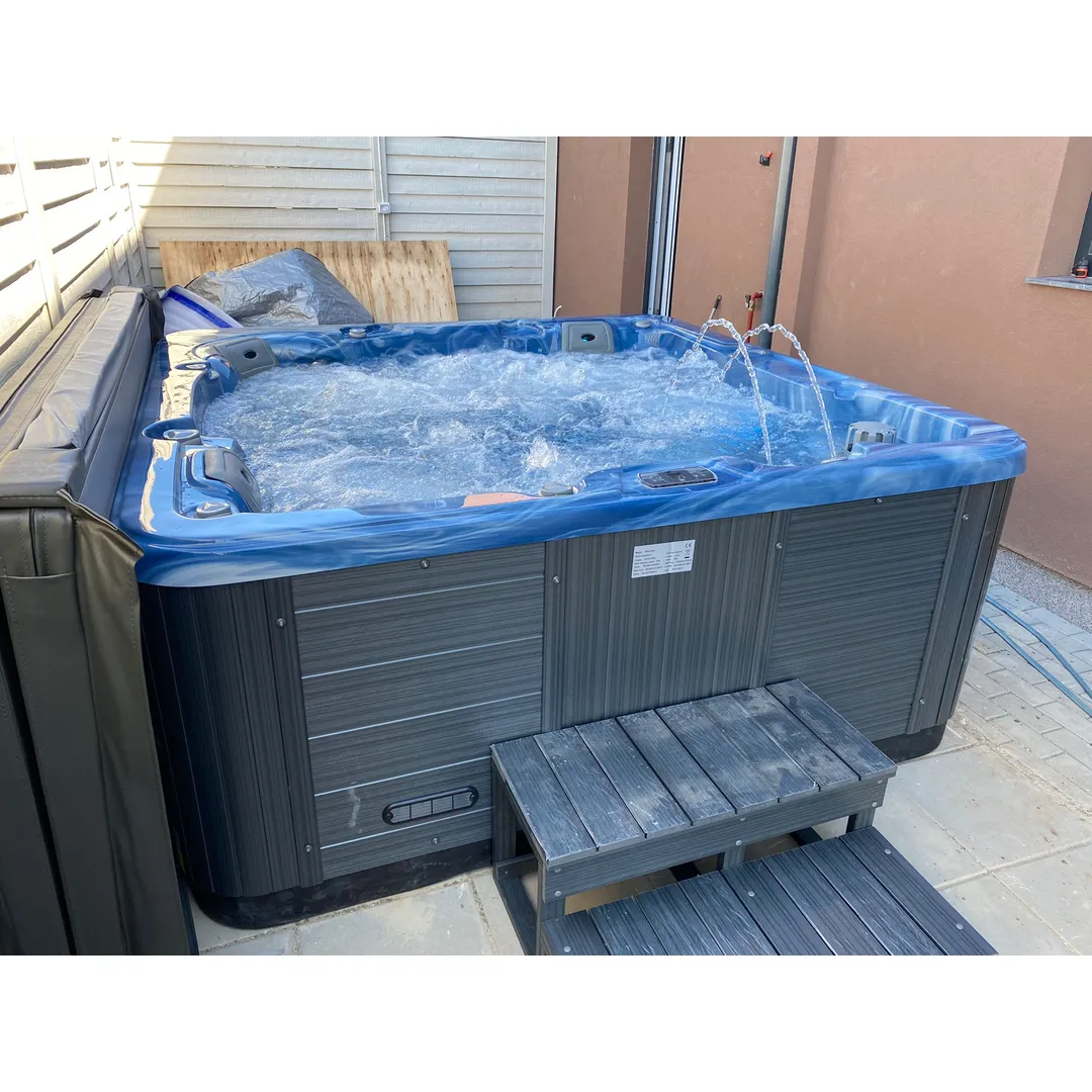 Jacuzzi exterior 313A Gecko, Albastru Marin, 5 persoane, acril antibacterian, masca gri [4]