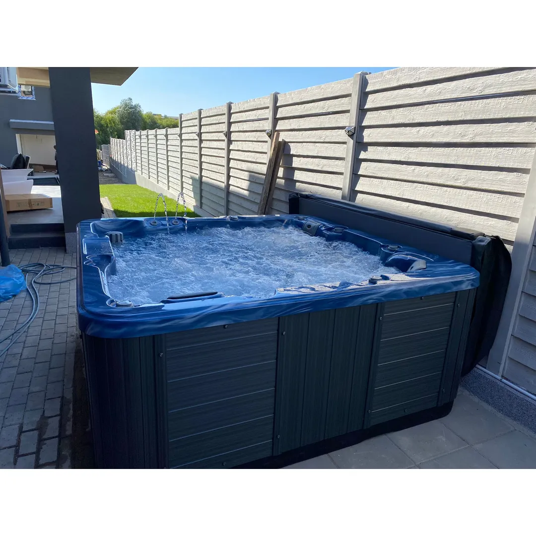 Jacuzzi exterior 313A Gecko, Albastru Marin, 5 persoane, acril antibacterian, masca gri [5]