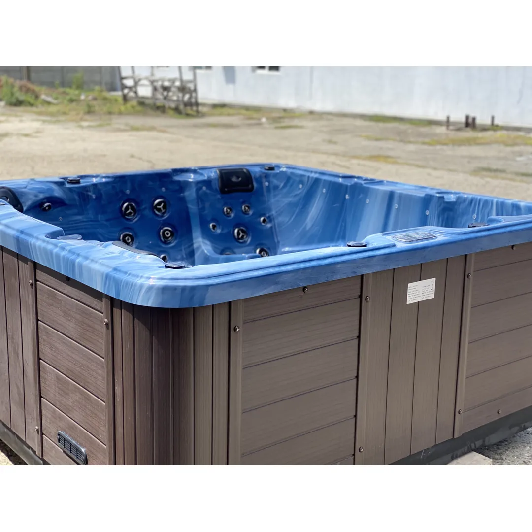 Jacuzzi exterior 313A Gecko, Albastru marin, 5 persoane, acril antibacterian, mască maro [4]