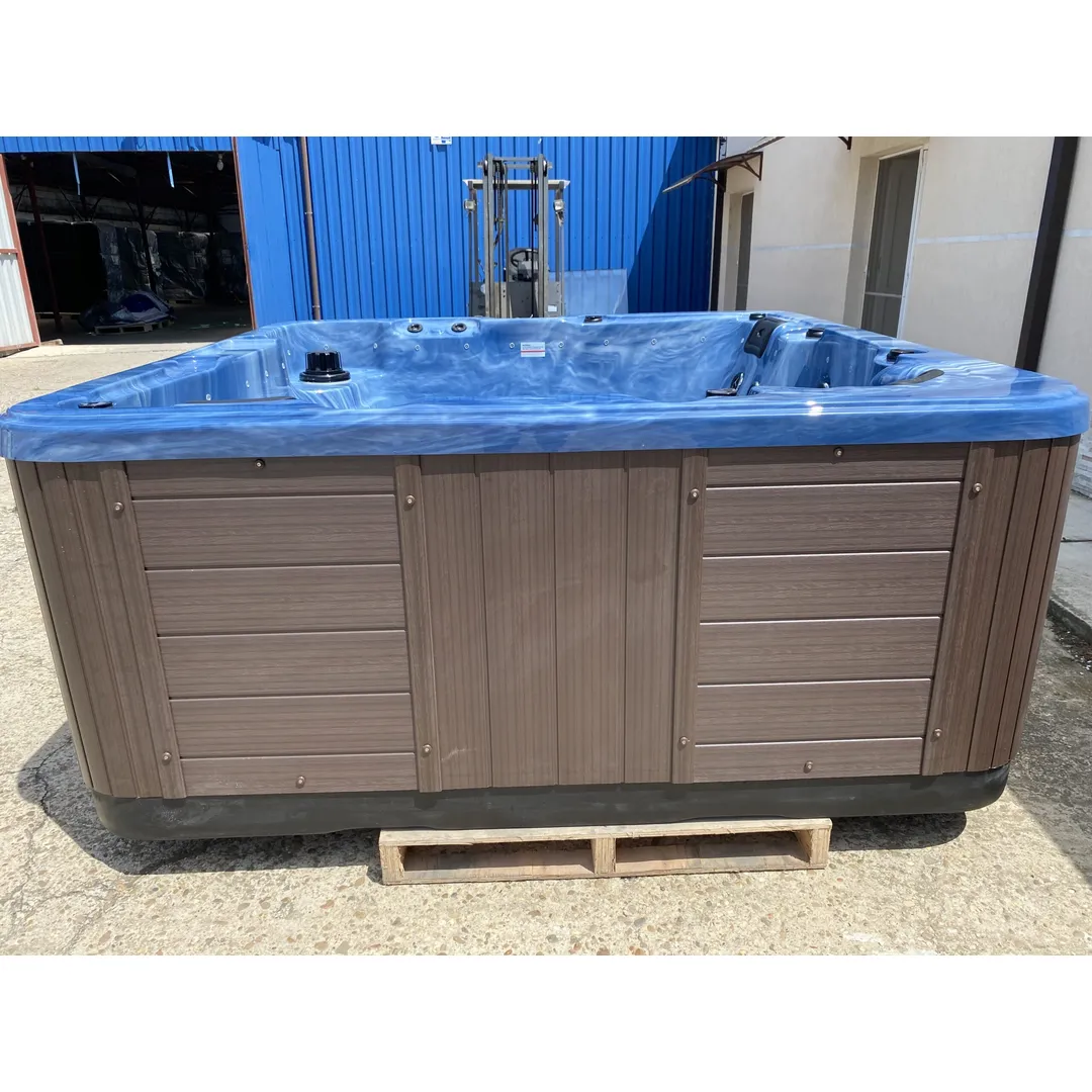 Jacuzzi exterior 313A Gecko, Albastru marin, 5 persoane, acril antibacterian, mască maro [8]