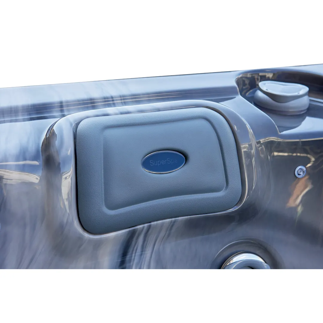 Jacuzzi exterior 313A Gecko, Storm Grey, 5 persoane, acril antibacterian, mască gri [12]