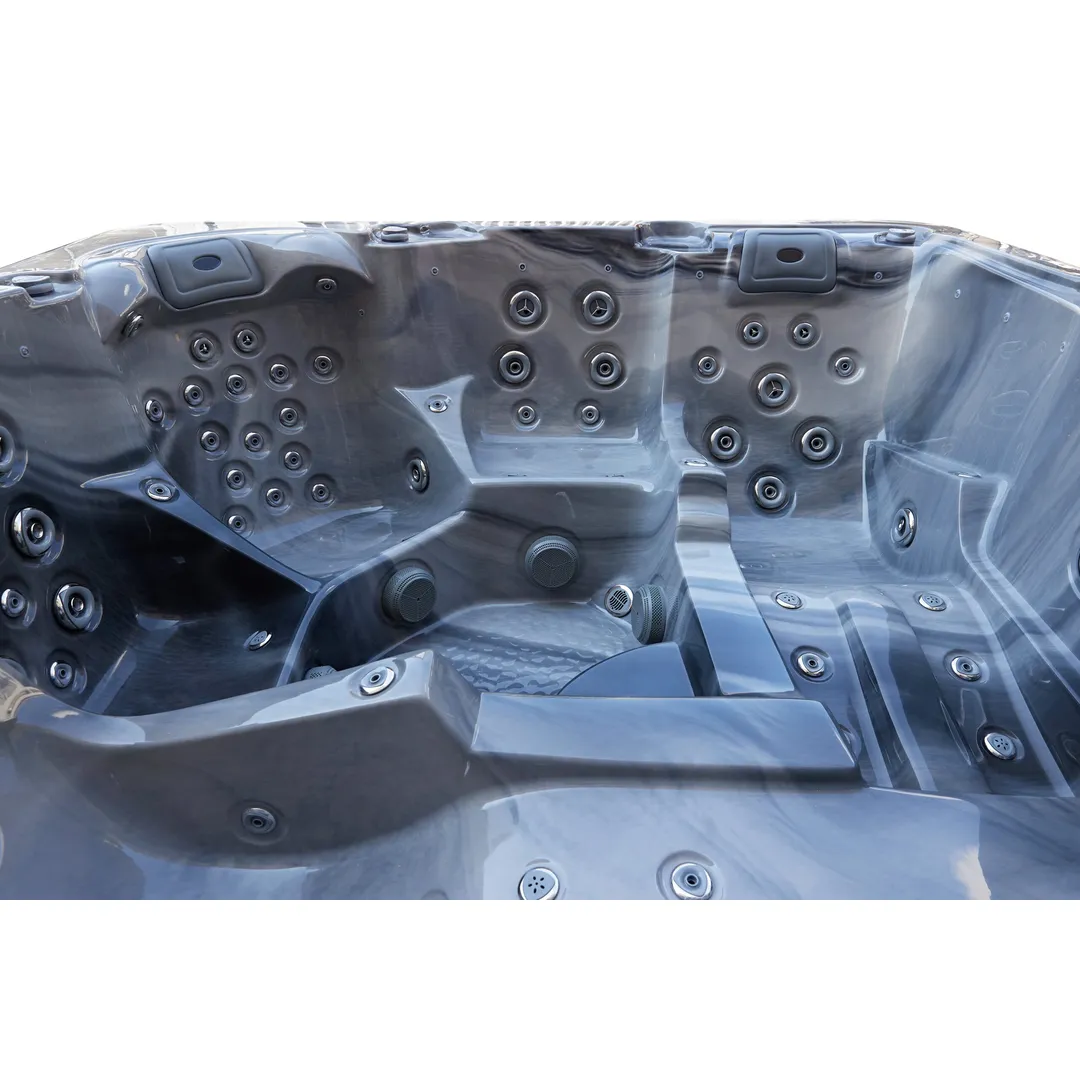 Jacuzzi exterior 313A Gecko, Storm Grey, 5 persoane, acril antibacterian, mască gri [2]