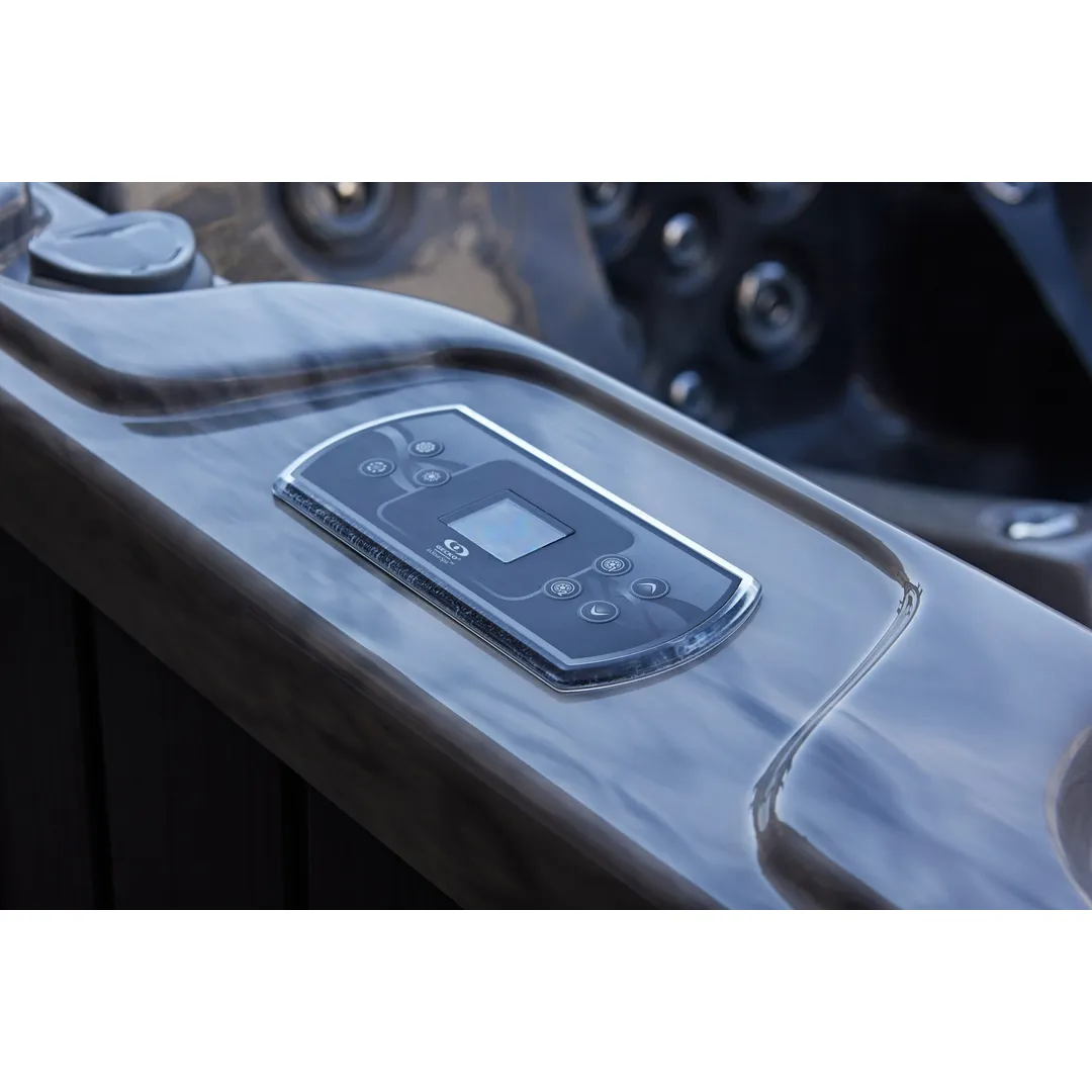 Jacuzzi exterior 313A Gecko, Storm Grey, 5 persoane, acril antibacterian, mască gri [11]