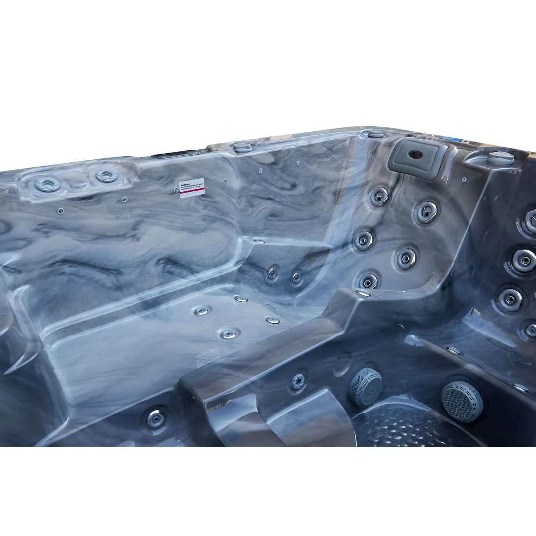 Jacuzzi exterior 313A Gecko, Storm Grey, 5 persoane, acril antibacterian, mască gri [13]