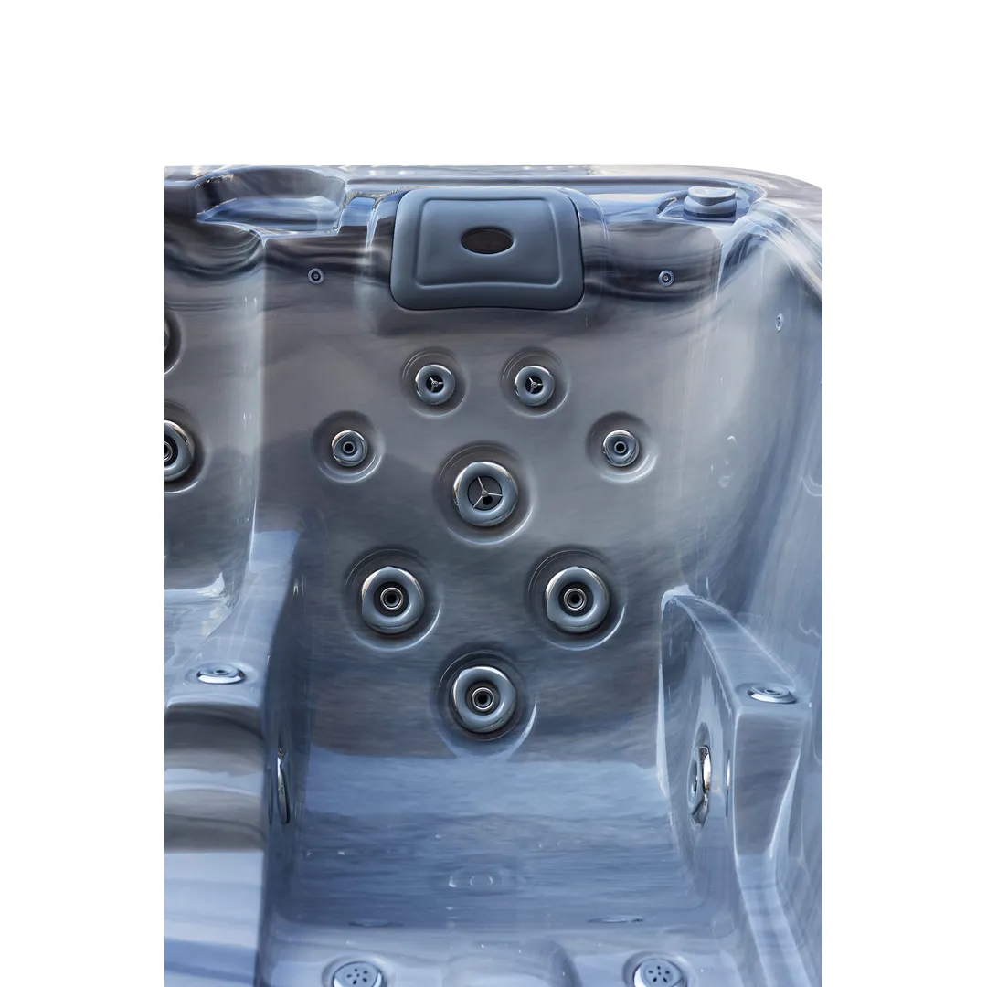 Jacuzzi exterior 313A Gecko, Storm Grey, 5 persoane, acril antibacterian, mască gri [5]