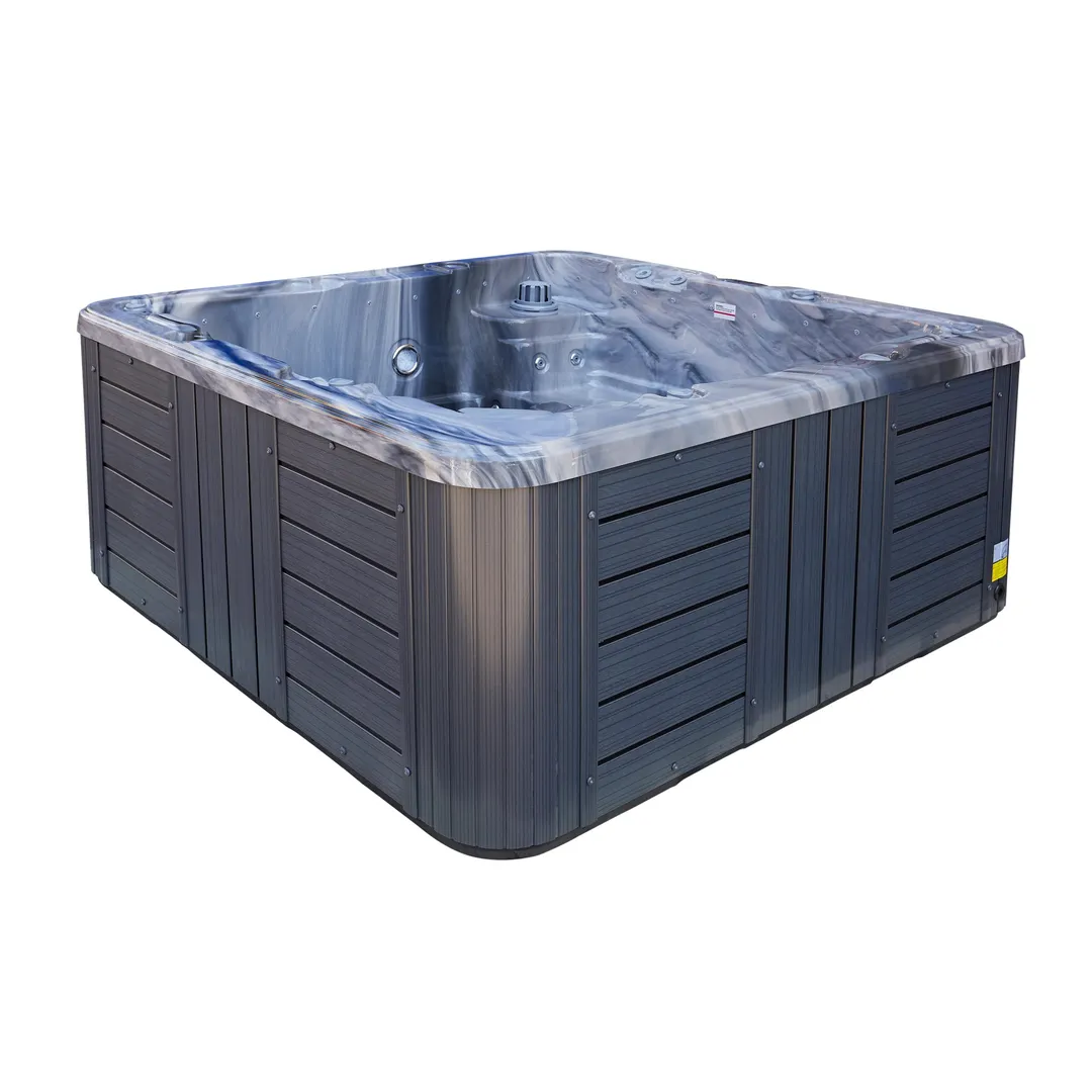 Jacuzzi exterior 313A Gecko, Storm Grey, 5 persoane, acril antibacterian, mască gri [3]