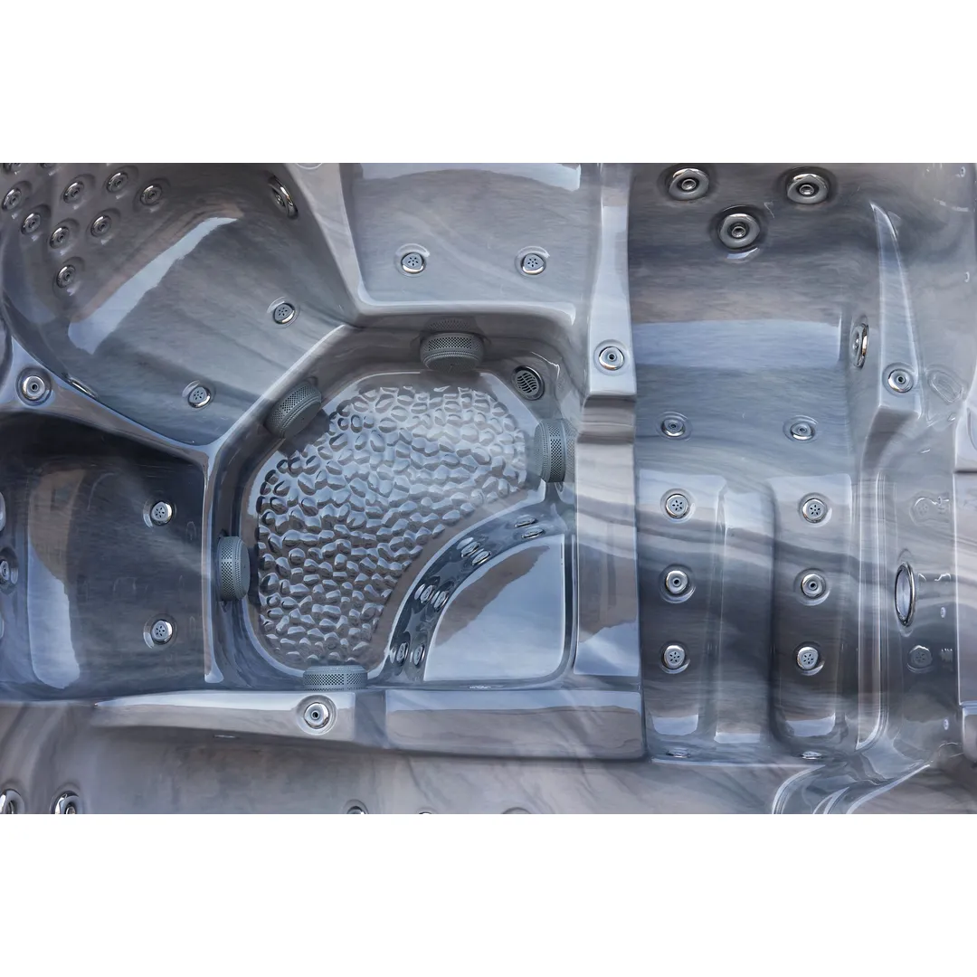 Jacuzzi exterior 313A Gecko, Storm Grey, 5 persoane, acril antibacterian, mască gri [9]