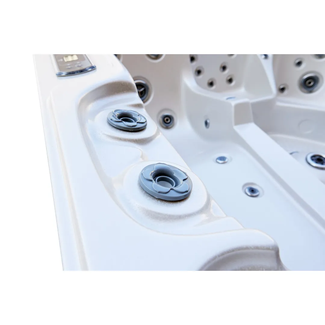 Jacuzzi exterior 319 Gecko, Alb perlat, 6 persoane, acril antibacterian,mască gri [8]