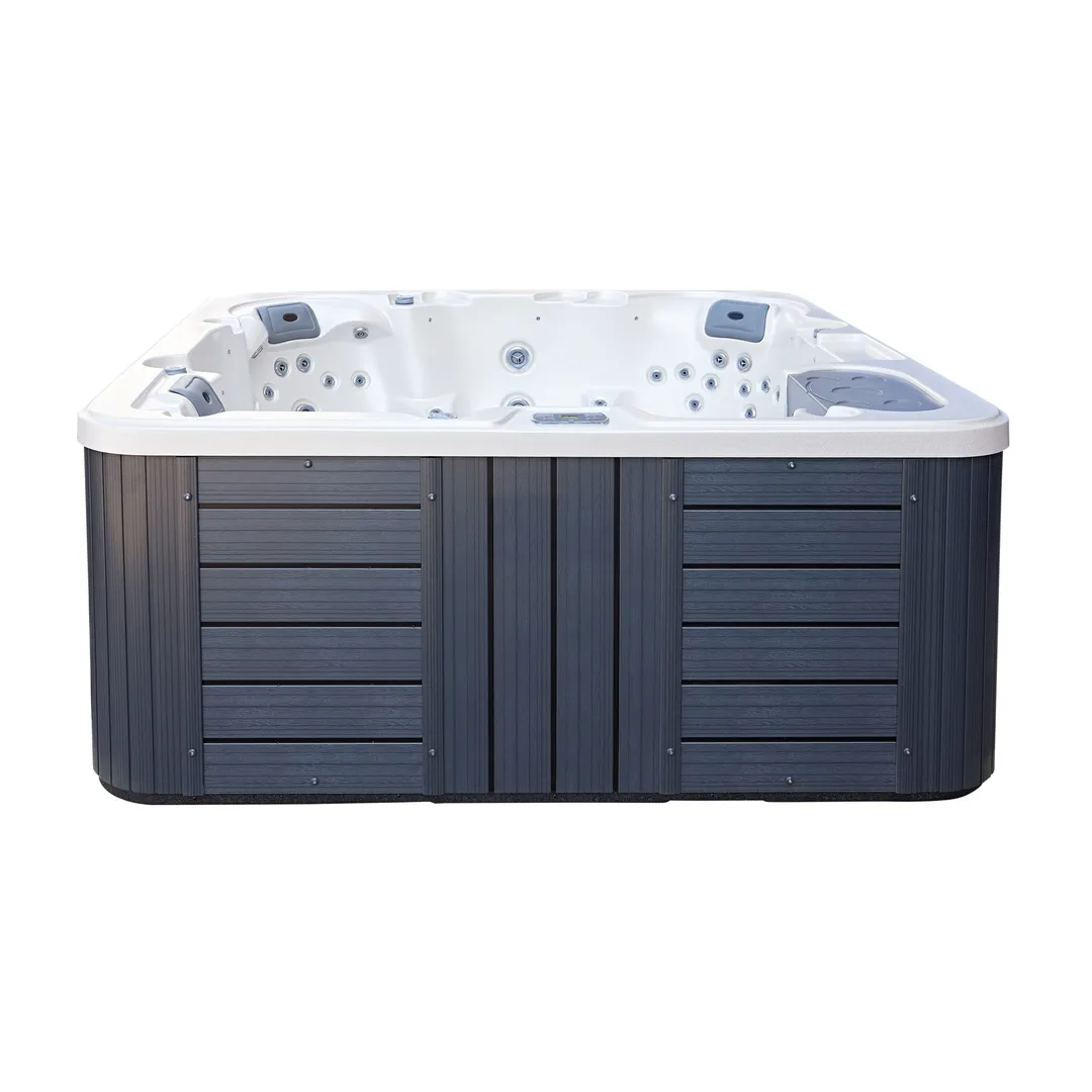 Jacuzzi exterior 319 Gecko, Alb perlat, 6 persoane, acril antibacterian,mască gri [4]