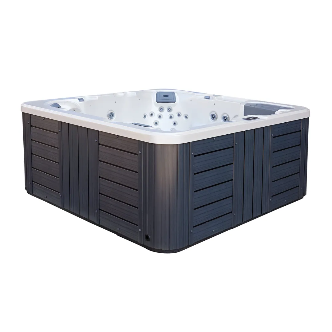 Jacuzzi exterior 319 Gecko, Alb perlat, 6 persoane, acril antibacterian,mască gri [3]