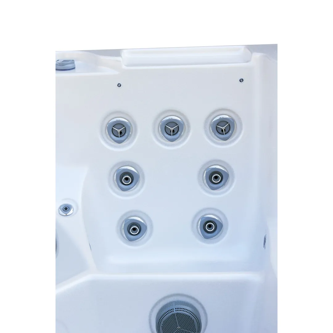 Jacuzzi exterior 319 Gecko, Alb perlat, 6 persoane, acril antibacterian,mască gri [7]