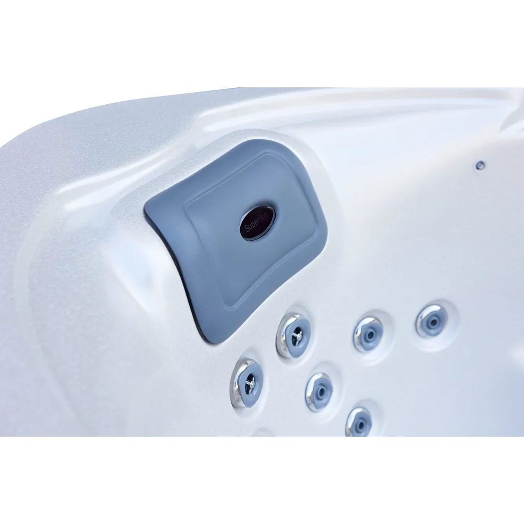 Jacuzzi exterior 319 Gecko, Alb perlat, 6 persoane, acril antibacterian,mască gri [11]