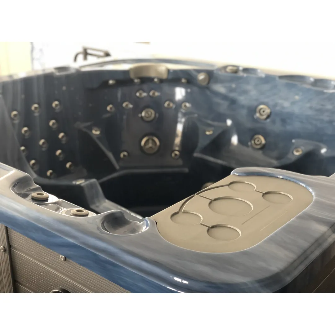 Jacuzzi exterior 319A Gecko, Albastru Marin, 6 persoane, acril antibacterian, masca gri [12]