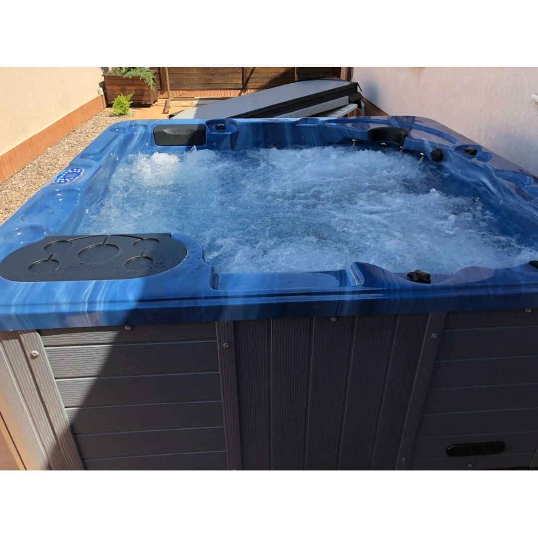 Jacuzzi exterior 319A Gecko, Albastru Marin, 6 persoane, acril antibacterian, masca gri [2]