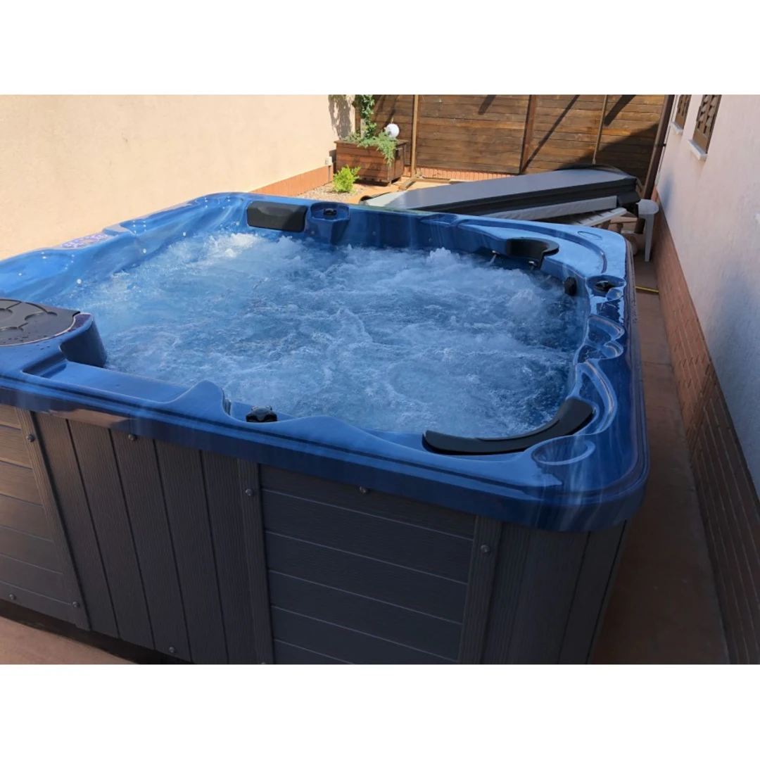 Jacuzzi exterior 319A Gecko, Albastru Marin, 6 persoane, acril antibacterian, masca gri [6]