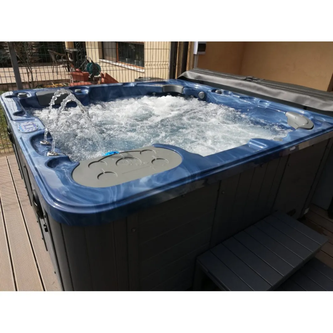 Jacuzzi exterior 319A Gecko, Albastru Marin, 6 persoane, acril antibacterian, masca gri [4]