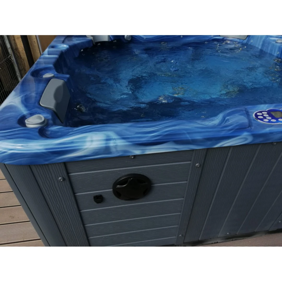 Jacuzzi exterior 319A Gecko, Albastru Marin, 6 persoane, acril antibacterian, masca gri [9]