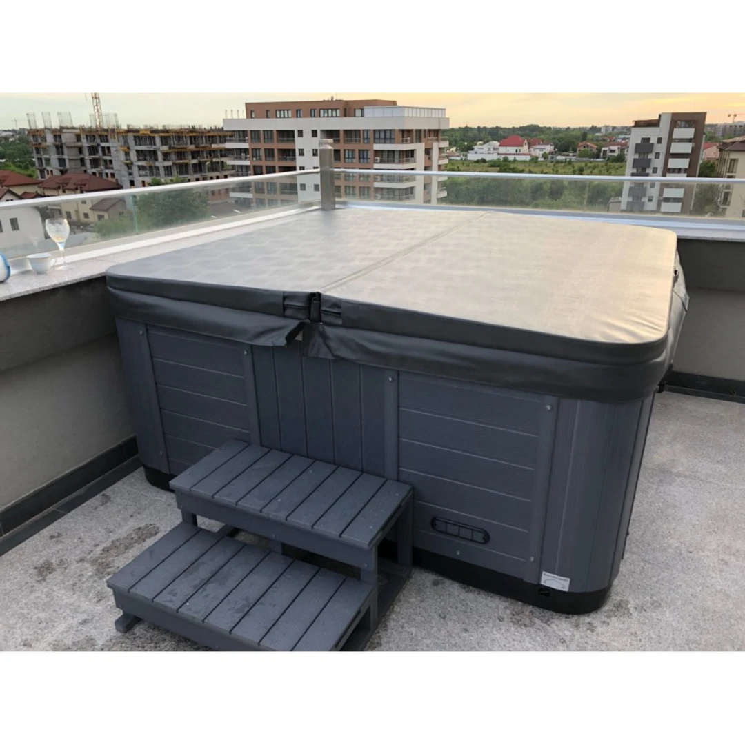 Jacuzzi exterior 319A Gecko, Albastru Marin, 6 persoane, acril antibacterian, masca gri [3]