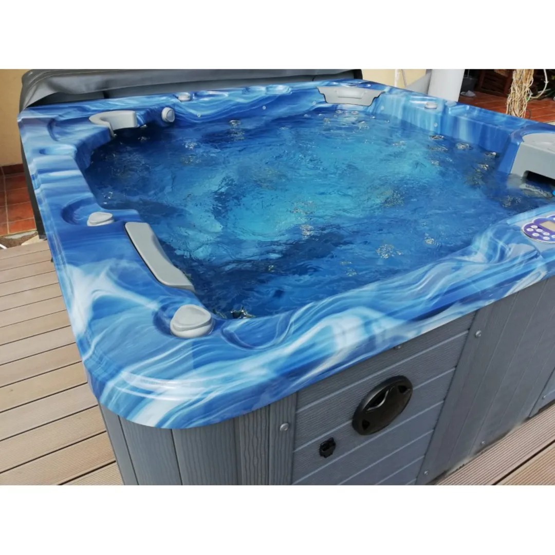Jacuzzi exterior 319A Gecko, Albastru Marin, 6 persoane, acril antibacterian, masca gri [7]