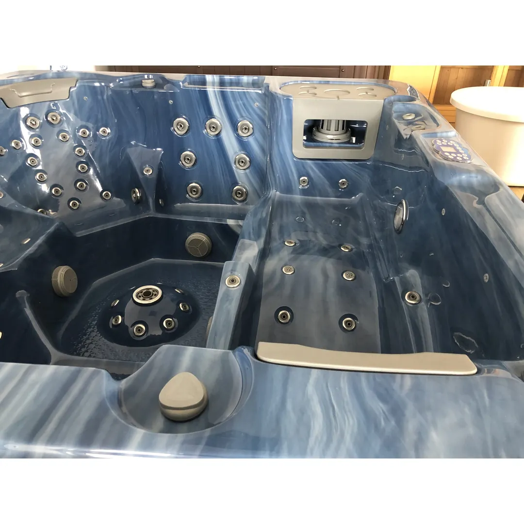 Jacuzzi exterior 319A Gecko, Albastru Marin, 6 persoane, acril antibacterian, masca gri [14]