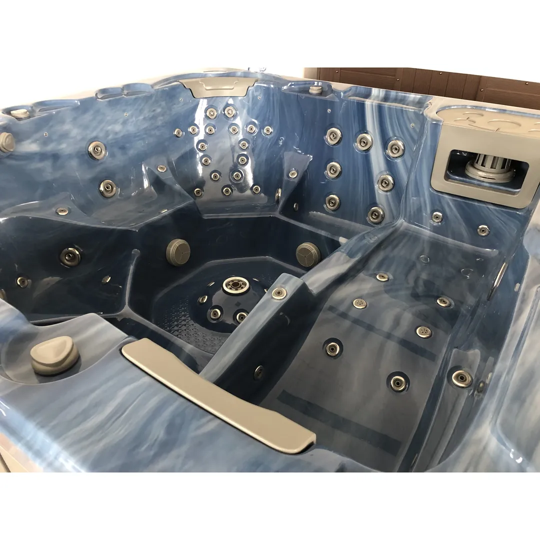 Jacuzzi exterior 319A Gecko, Albastru Marin, 6 persoane, acril antibacterian, masca gri [15]