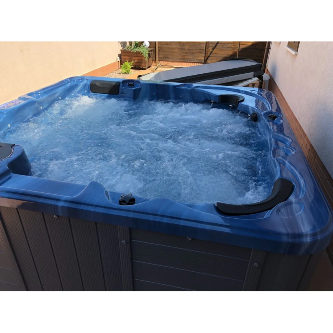 Jacuzzi exterior 319A Gecko, Albastru Marin, 6 persoane, acril antibacterian, masca gri [10]