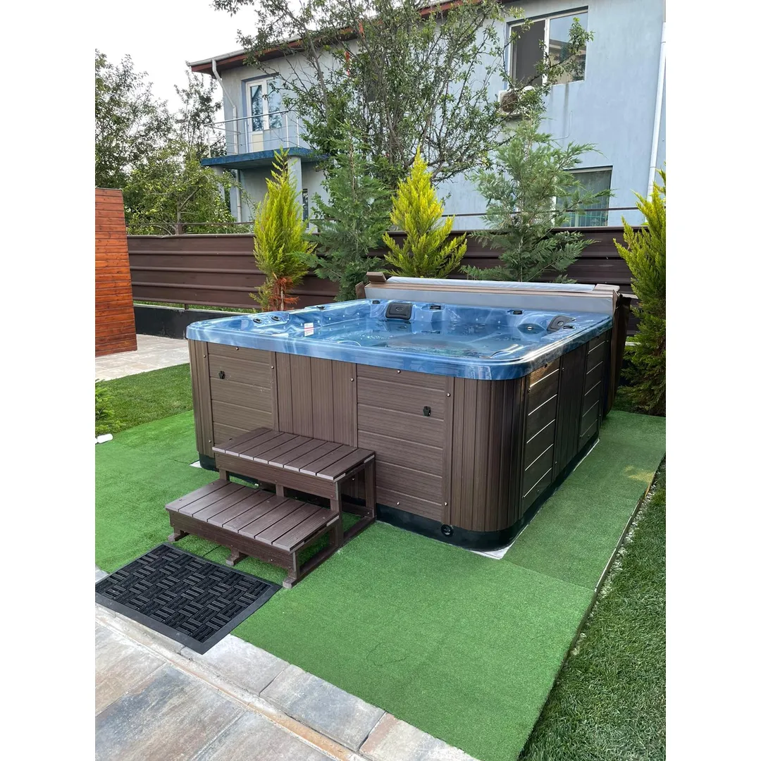 Jacuzzi exterior 319A Gecko, Albastru Marin, 6 persoane, acril antibacterian, masca maro [3]