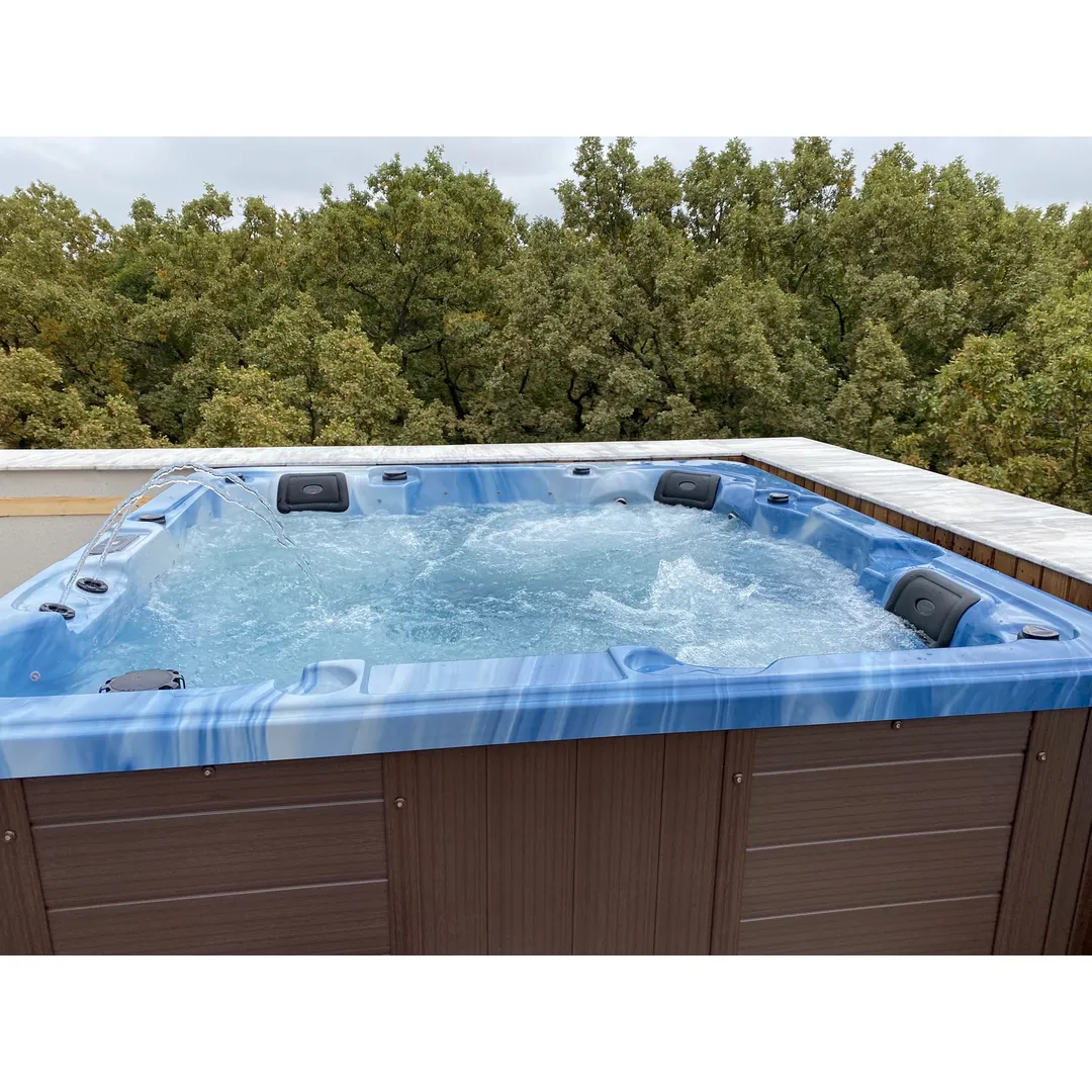 Jacuzzi exterior 319A Gecko, Albastru Marin, 6 persoane, acril antibacterian, masca maro [11]
