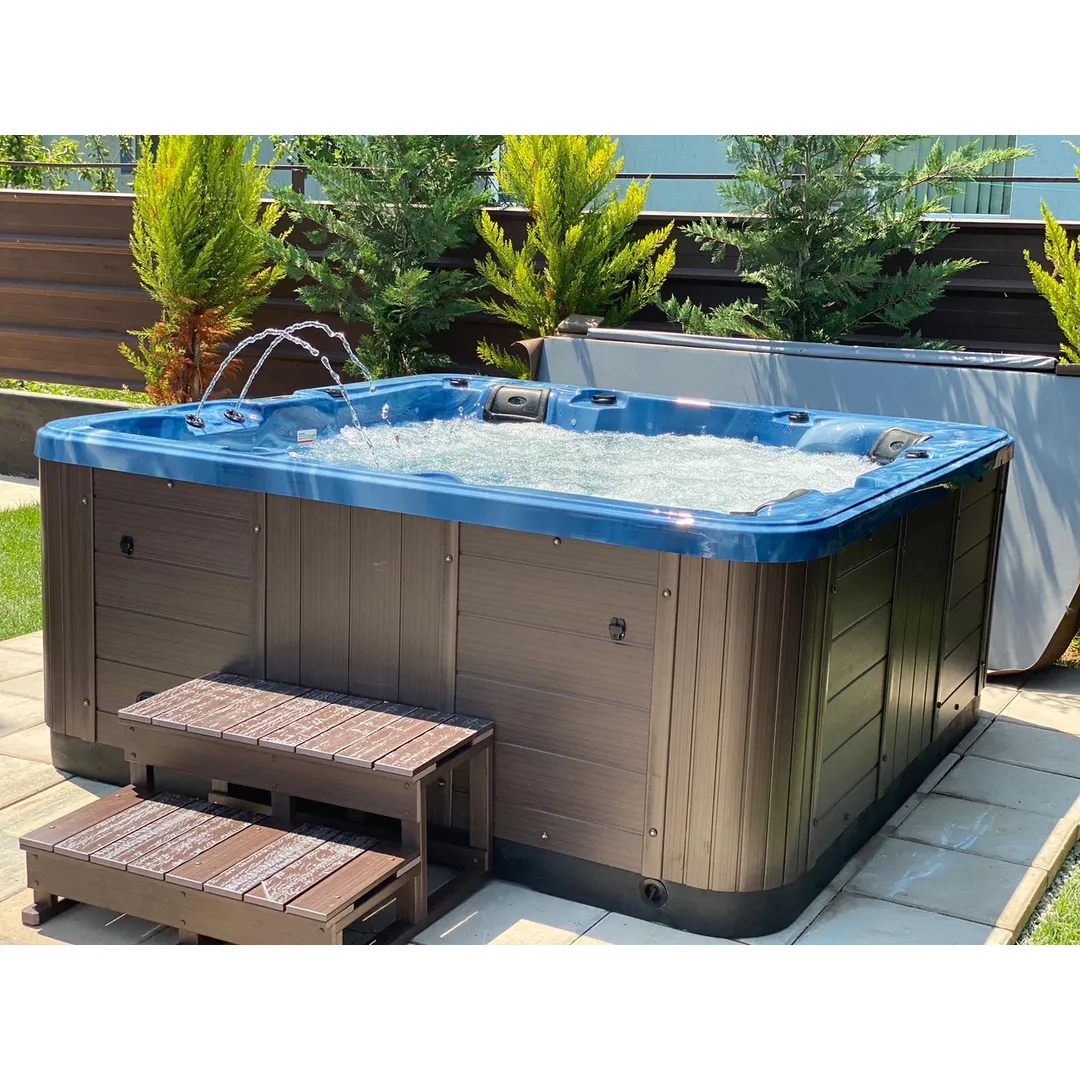 Jacuzzi exterior 319A Gecko, Albastru Marin, 6 persoane, acril antibacterian, masca maro [5]