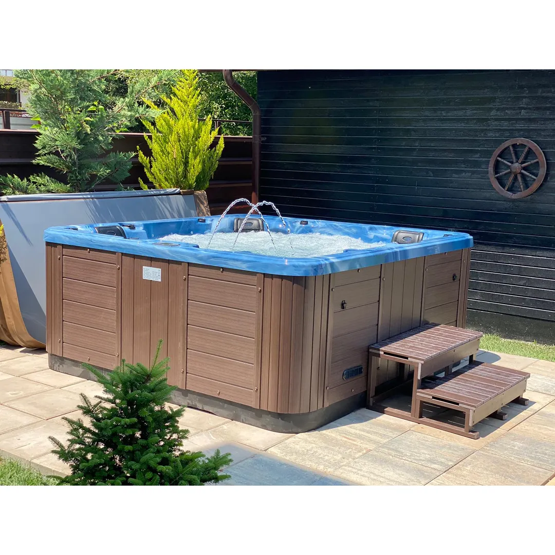 Jacuzzi exterior 319A Gecko, Albastru Marin, 6 persoane, acril antibacterian, masca maro [4]