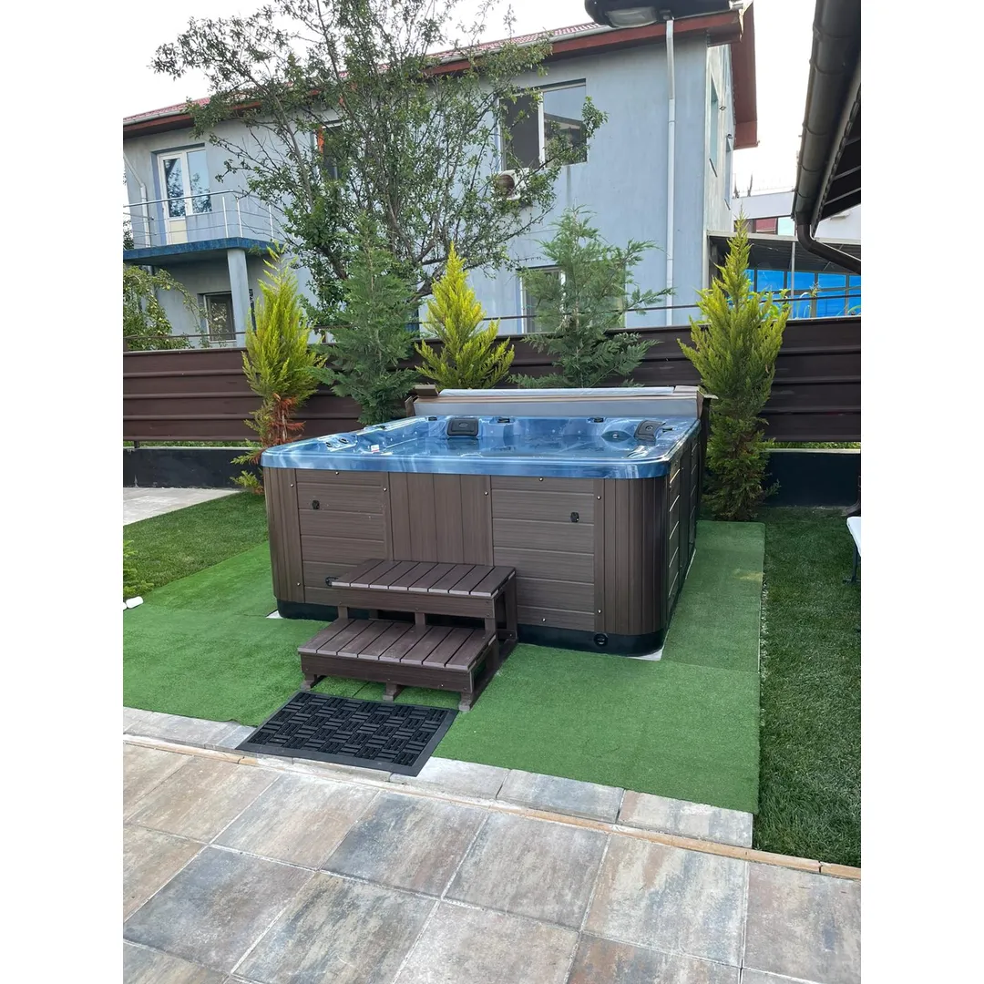 Jacuzzi exterior 319A Gecko, Albastru Marin, 6 persoane, acril antibacterian, masca maro [12]