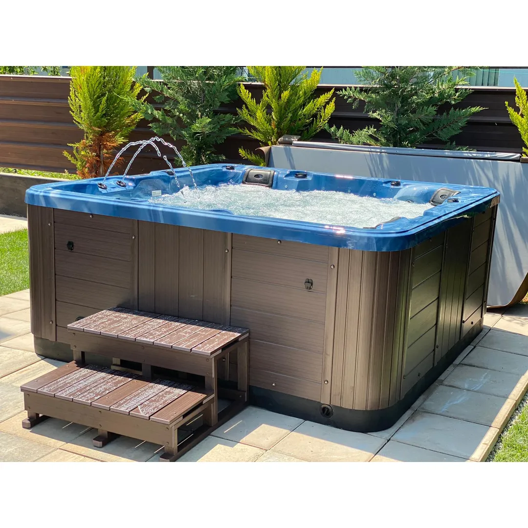 Jacuzzi exterior 319A Gecko, Albastru Marin, 6 persoane, acril antibacterian, masca maro [2]