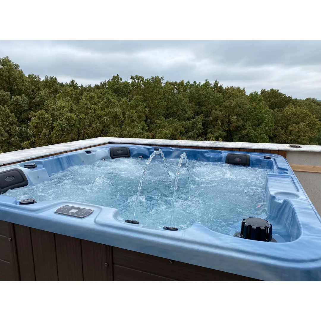 Jacuzzi exterior 319A Gecko, Albastru Marin, 6 persoane, acril antibacterian, masca maro [8]