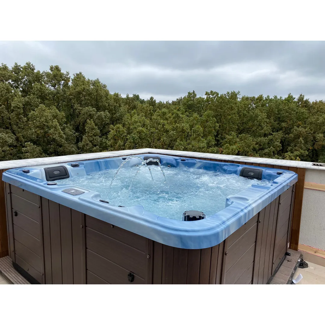 Jacuzzi exterior 319A Gecko, Albastru Marin, 6 persoane, acril antibacterian, masca maro [9]