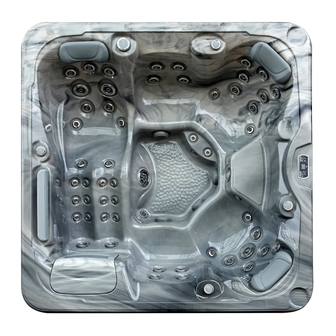 Jacuzzi exterior 642 Gecko, Storm Grey, 5 persoane, acril antibacterian [10]