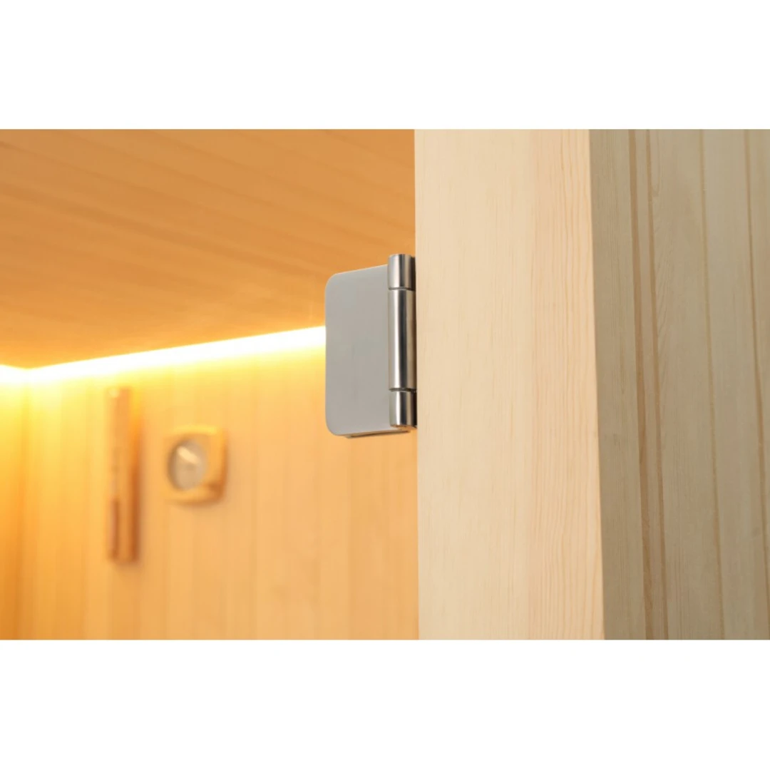 Saună finlandeză 3 persoane WS-CC03A, fațadă frontală sticlă [4]