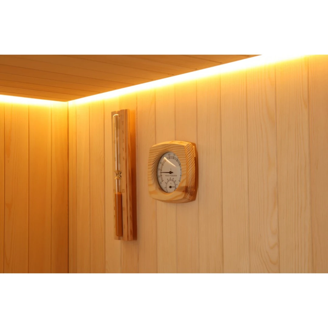 Saună finlandeză 3 persoane WS-CC03A, fațadă frontală sticlă [6]