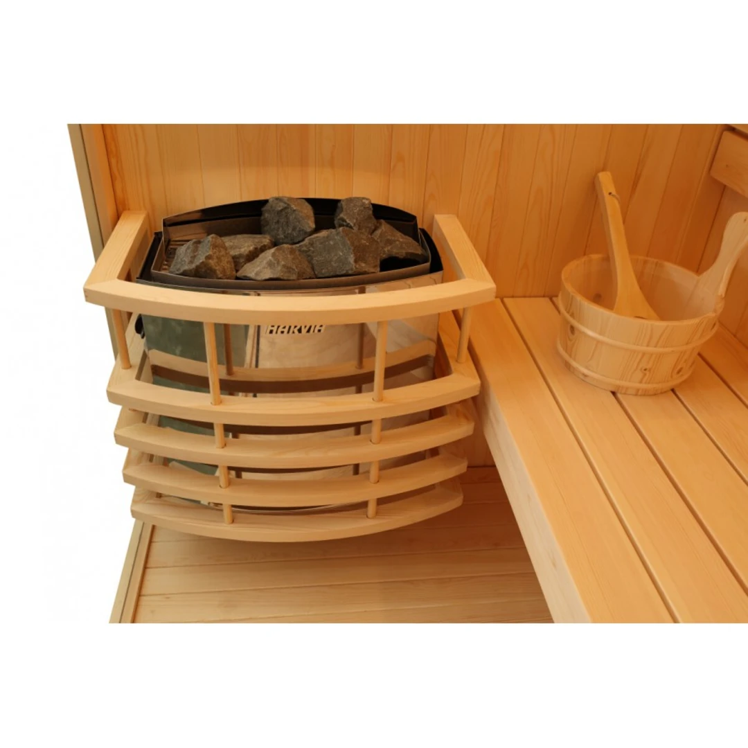 Saună finlandeză 3 persoane WS-CC03A, fațadă frontală sticlă [8]