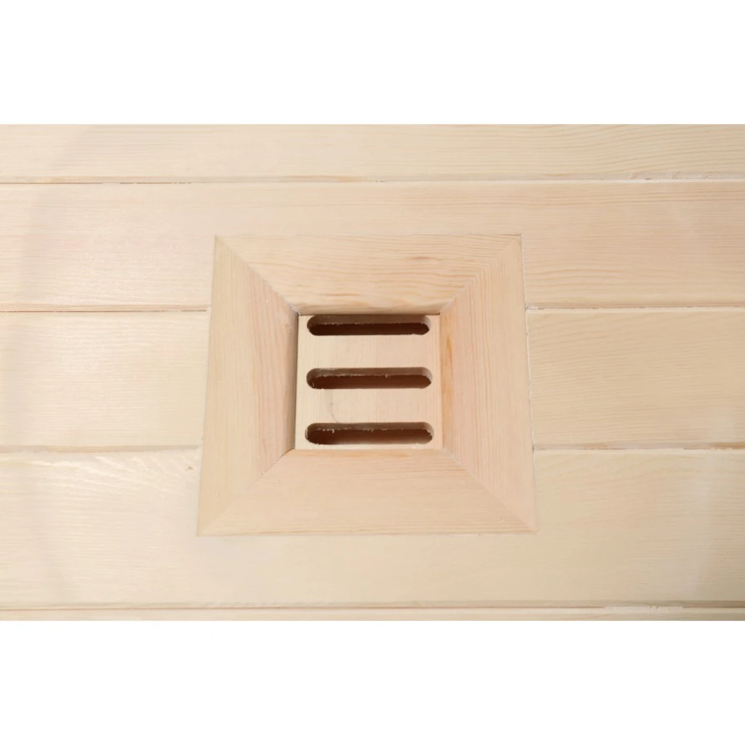 Saună finlandeză 3 persoane WS-CC04A, perete lateral fix sticlă [5]