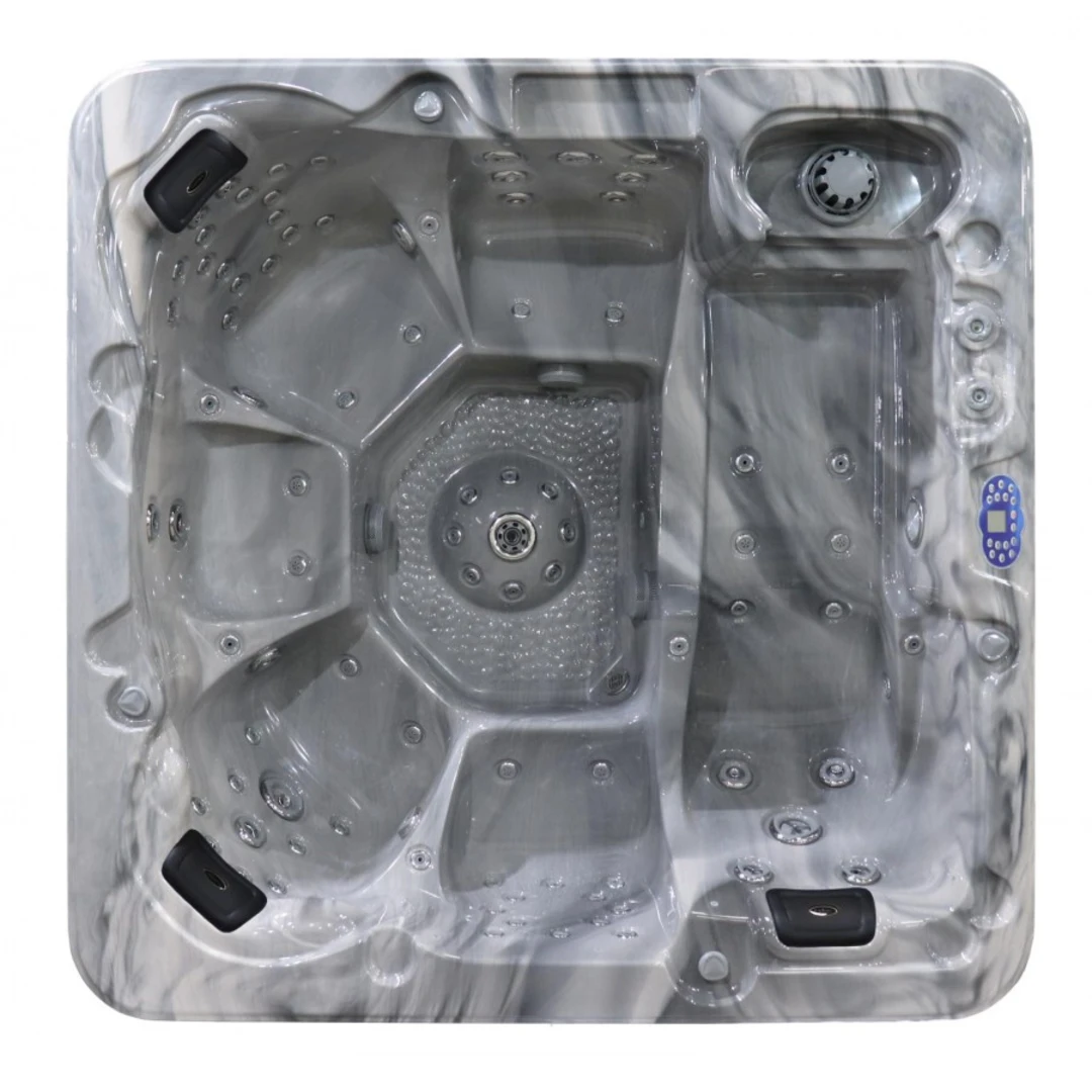 Jacuzzi exterior - Jacuzzi exterior 319A Gecko, Storm Grey, 6 persoane, acril antibacterian