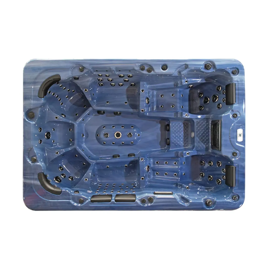 Jacuzzi exterior - Jacuzzi exterior 323 Gecko, Blue Ocean, 9-10 persoane, acril antibacterian