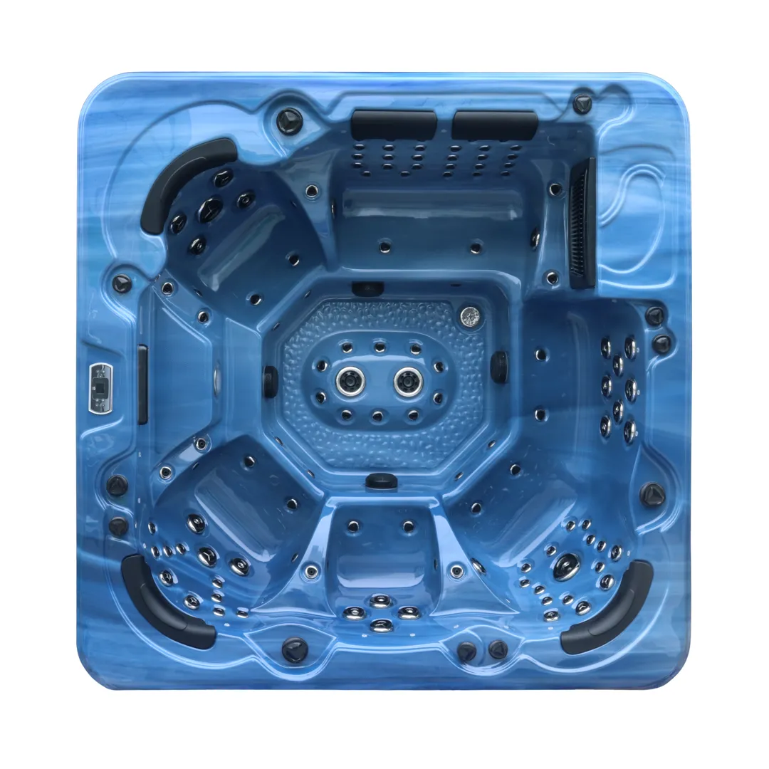 Jacuzzi exterior - Jacuzzi exterior 329 Gecko, Albastru Marin, 7 persoane, acril antibacterian