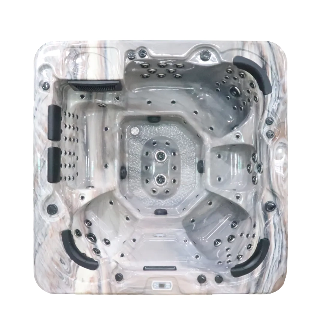 Jacuzzi exterior - Jacuzzi exterior 329 Gecko, Cappuccino, 7 persoane, acril antibacterian