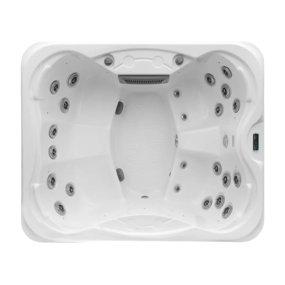 Jacuzzi exterior - Jacuzzi exterior 344 Gecko, Bianco, 4 persoane, acril antibacterian