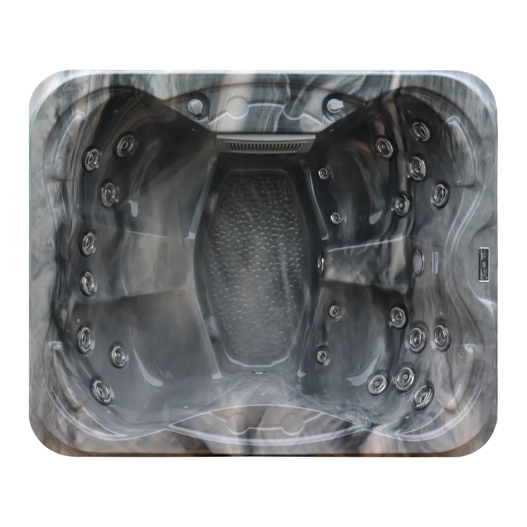 Jacuzzi exterior - Jacuzzi exterior 344 Gecko, Storm Grey, 4 persoane, acril antibacterian