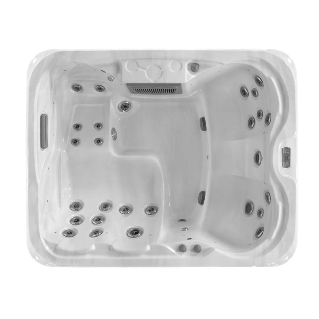 Jacuzzi exterior - Jacuzzi exterior 355 Gecko, Bianco, 4 persoane, acril antibacterian
