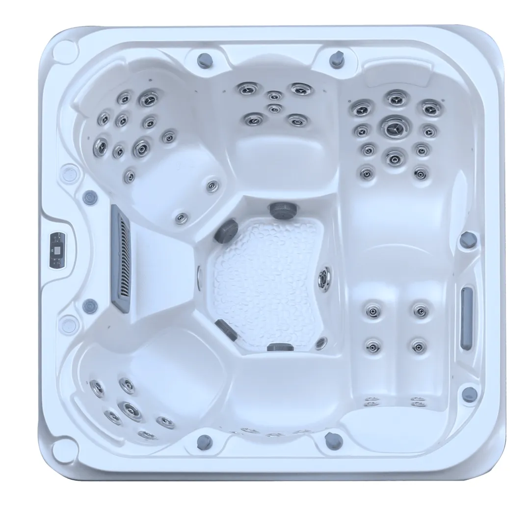 Jacuzzi exterior - Jacuzzi exterior 366 Gecko, Alb Perlat, 5 persoane, acril antibacterian